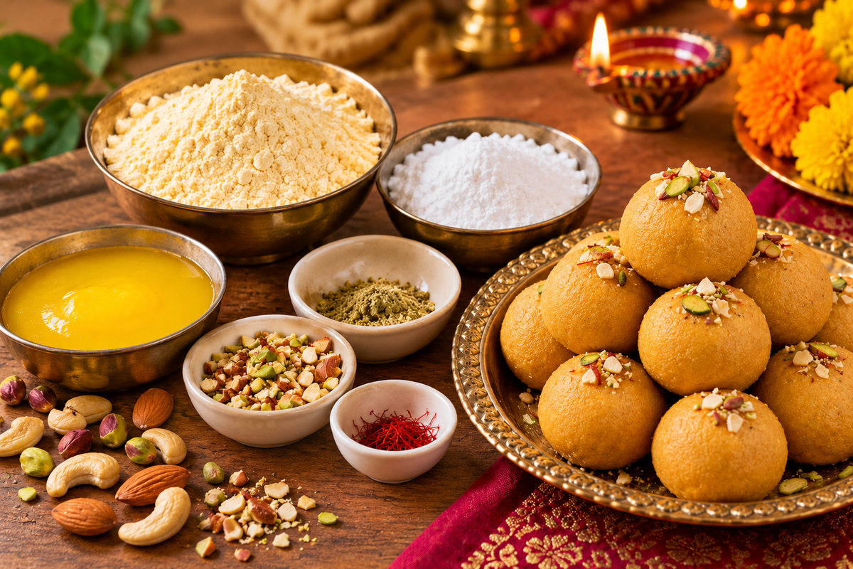 Besan Ladoo – Authentiek Diwali Recept
