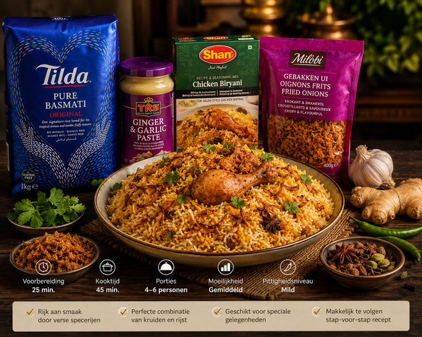 Authentiek Chicken Biryani Recept