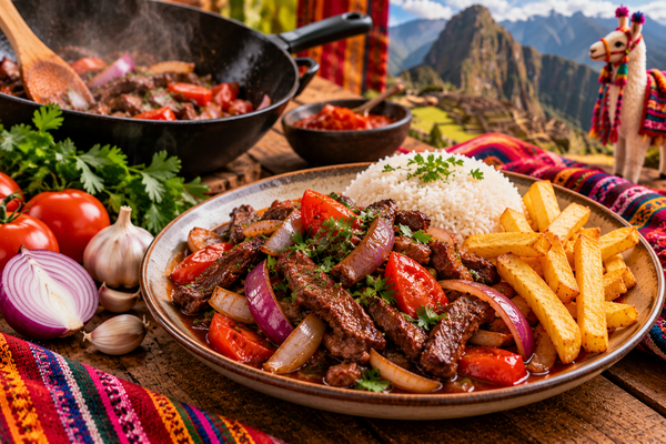 Lomo Saltado – Peruaans Recept met Rundvlees, Rijst & Friet