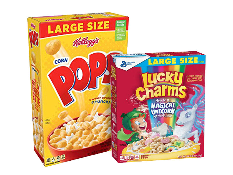 Ontbijtgranen, broodbeleg, tussendoor