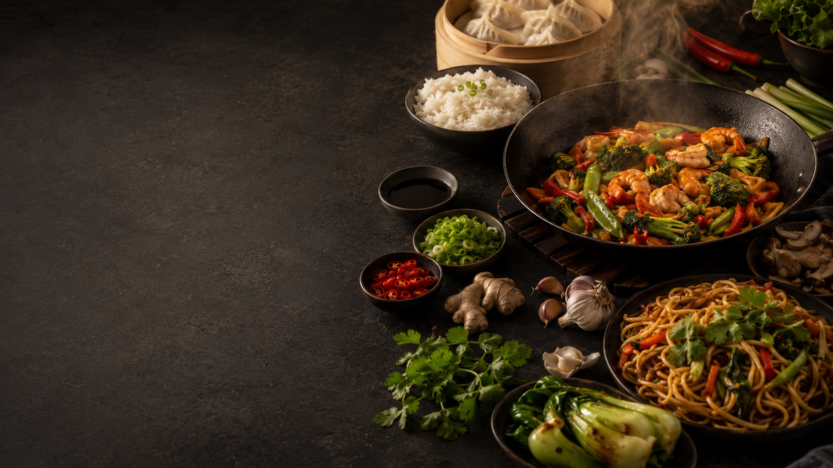 Aziatische gerechten en ingrediënten
