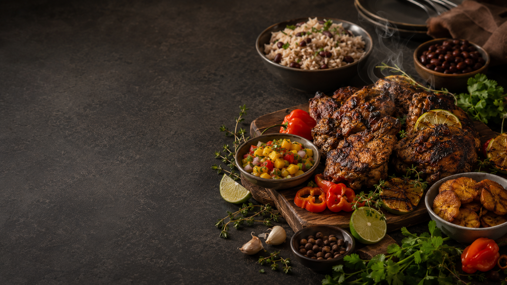 Caribische gerechten en ingrediënten