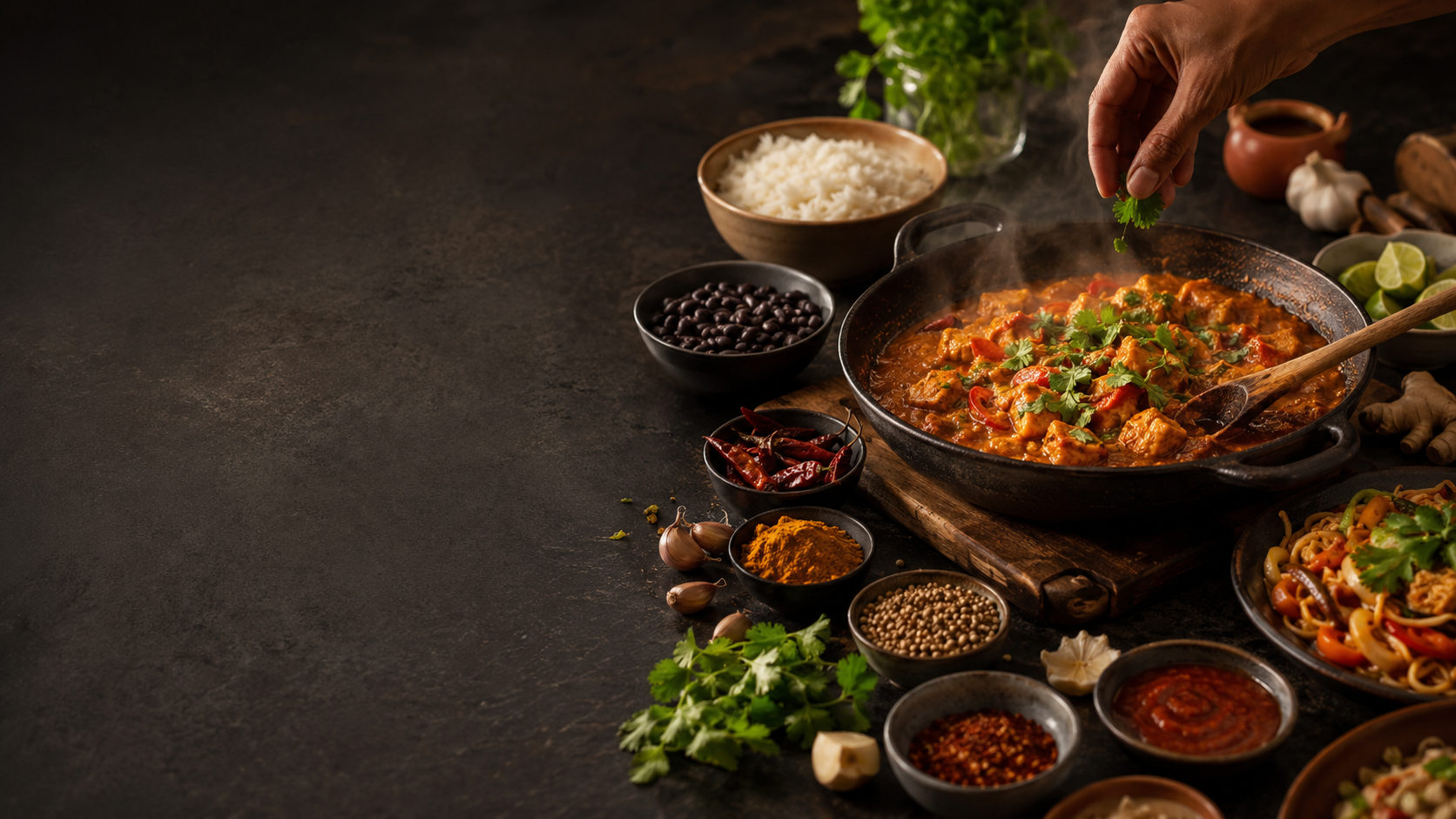 Indiase en Desi gerechten en ingrediënten
