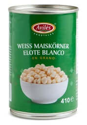 Veget Aviles 410g Maiz Blanco Mexicano