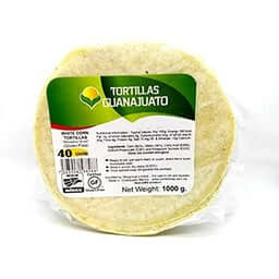 Torti Maiz Guanajuato 1kg 15cm Whtie Corn Mexicana