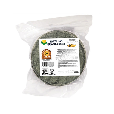 Torti Maiz Guanajuato 1kg 15cm Blue Corn