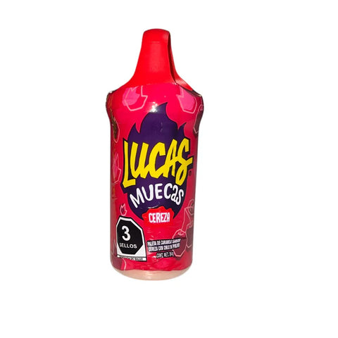Mexicaanse kersenlolly Lucas Muecas cherry 25g