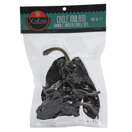 Gedroogde mulato pepers Xatze 40g