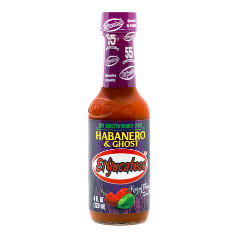 Habanero en ghost pepper saus El Yucateco 120ml fles