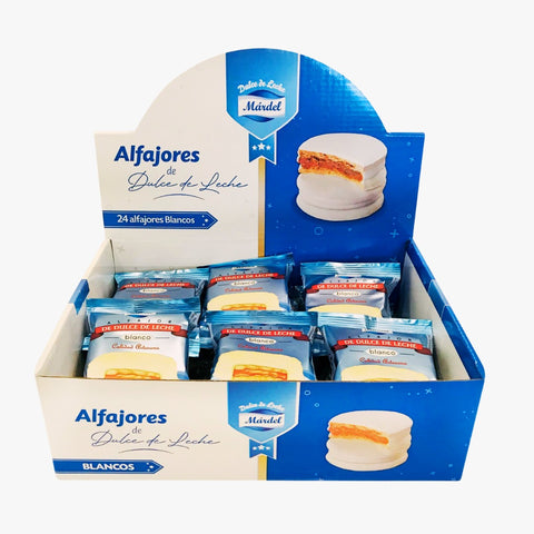 Mardel alfajor blanco met dulce de leche 50g