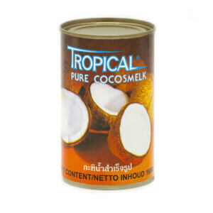Kokosmelk Tropical pure 400ml blik