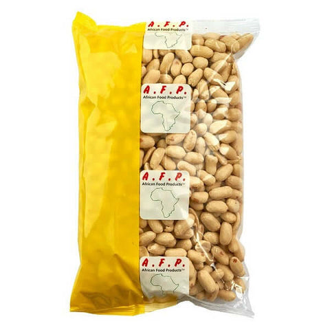 Ongebrande pinda's zonder vel AFP 800g zak