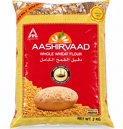 Aashirvaad Chapati Atta (Whole Wheat Flour) 2kg