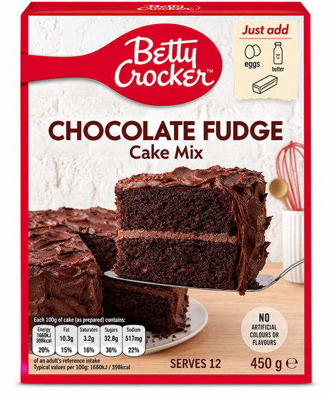 Betty Crocker Chocolate Fudge Cake Mix 425g
