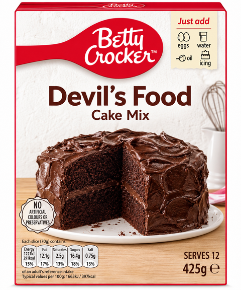Betty Crocker Devil's Food Cake Mix 425g
