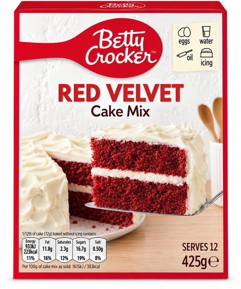 Betty Crocker Red Velvet Cake Mix 425g