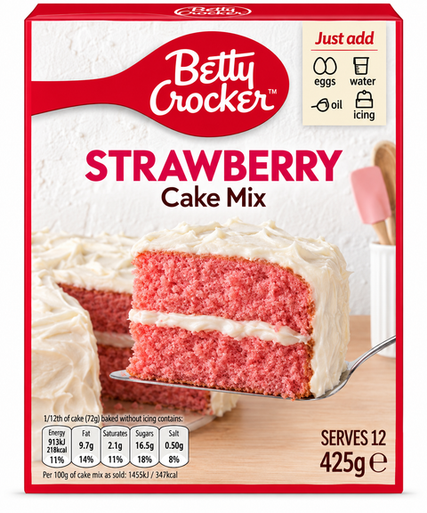 Betty Crocker Strawberry Cake Mix 425g