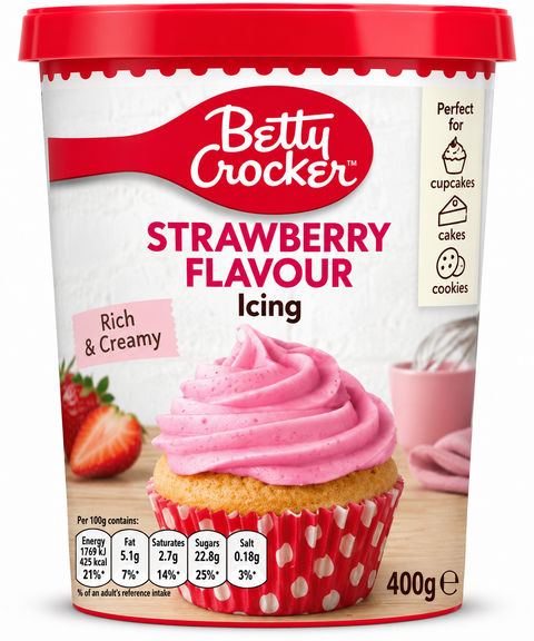 Betty Crocker Strawberry Icing 400g