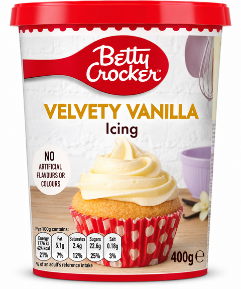 Betty Crocker Velvety Vanilla Icing 400g