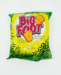 Maïssnack kaassmaak Big Foot queso 25g zakje