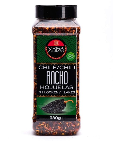 Ancho chilivlokken Xatze 380g