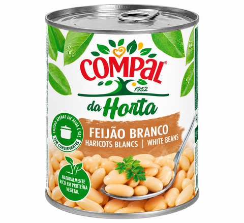 Compal Feijão Branco / White Beans 845g