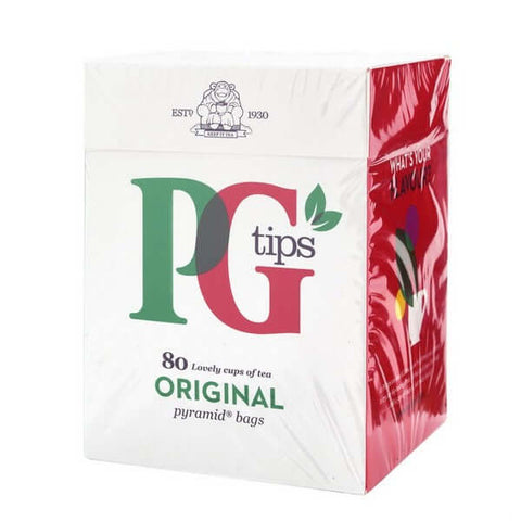 PG Tips zwarte thee 80 theezakjes doos