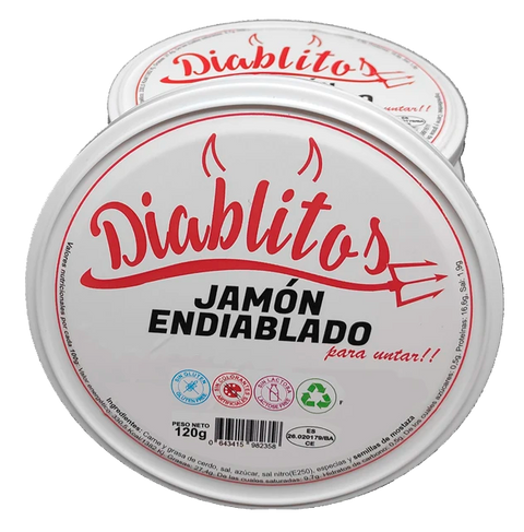 Diablitos jamón para untar hamspread 100g blik