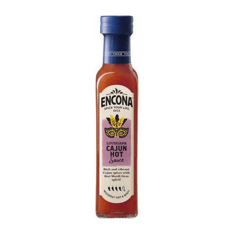 Encona Cajun hot sauce 142ml fles