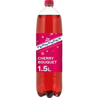 Surinaamse frisdrank Fernandes Cherry Bouquet 1,5L fles