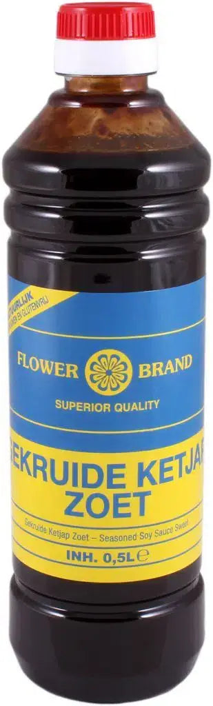 Flower Brand Gekruide Ketjap Zoet 500ml