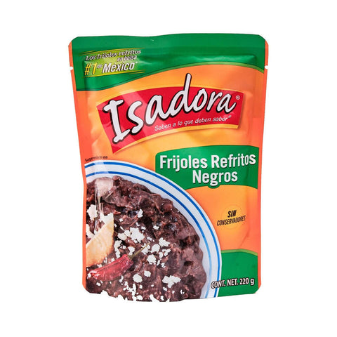 Isadora Frijoles Negros Refritos 220g