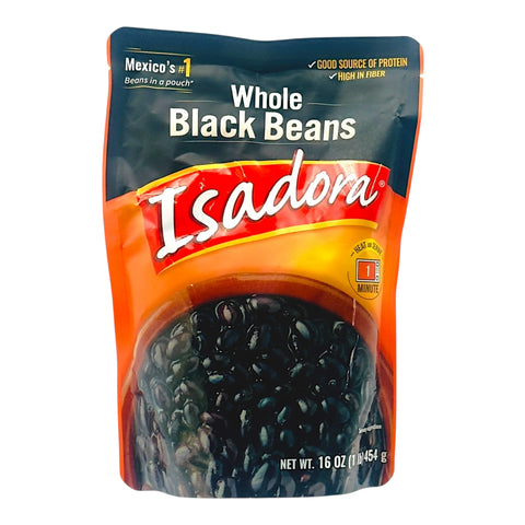 Isadora Frijoles Negros Enteros zwarte bonen pouch 454g