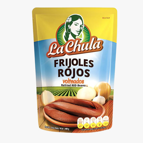 Frijoles Rojos Volteados La Chula 283g