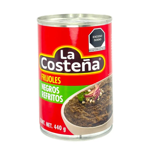 La Costeña Frijoles Negros Refritos 440g
