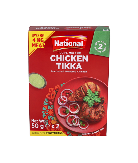 National Chicken Tikka Masala kruidenmix doos 100g