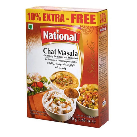 National Chaat Masala kruidenmix doos 100g