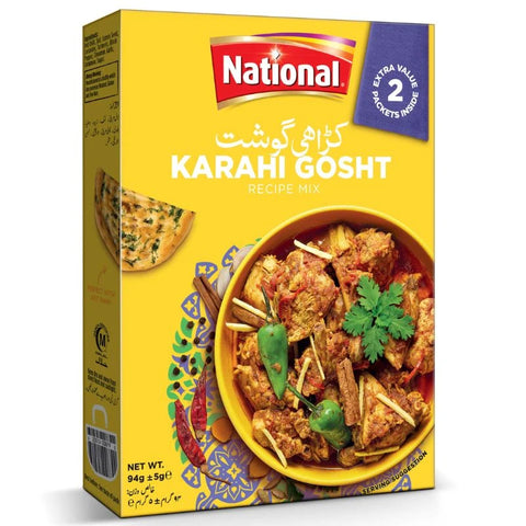 National Karahi Gosht Masala kruidenmix doos 100g