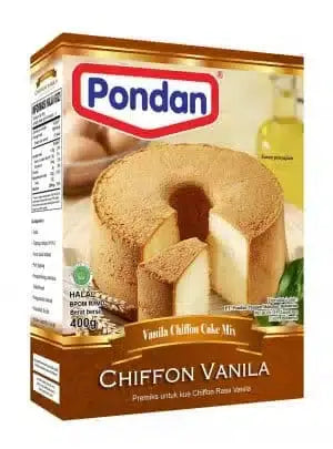 Chiffon cakemix vanille Pondan 400g doos
