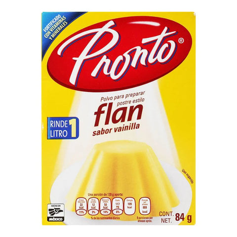 Pronto flan vanille mix 84g