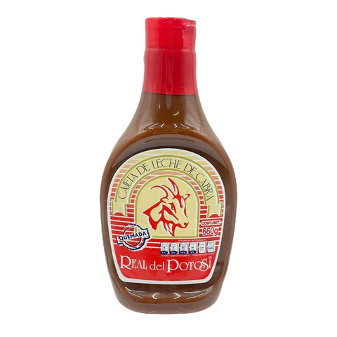 Real del Potosí Cajeta Quemada karamelsaus knijpfles 660g
