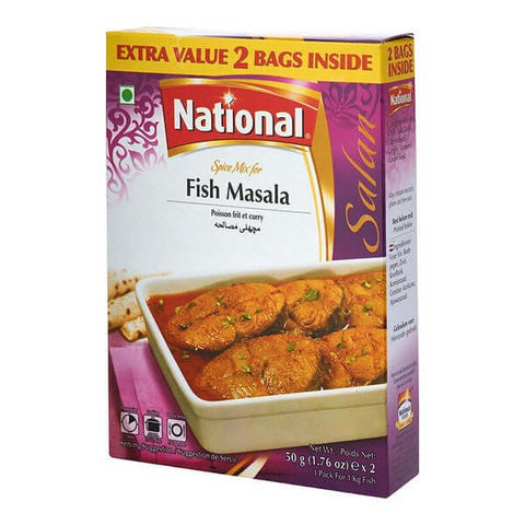 Fish masala kruidenmix National 80g