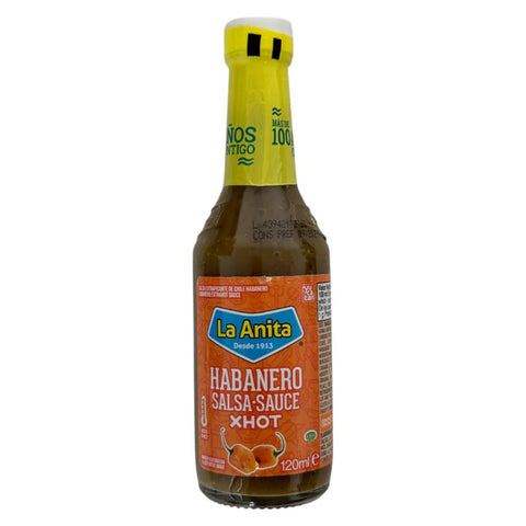 Habanero hot sauce xtra picante La Anita 120ml fles