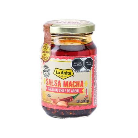Salsa La Anita Macha Chile de Arbol 230g