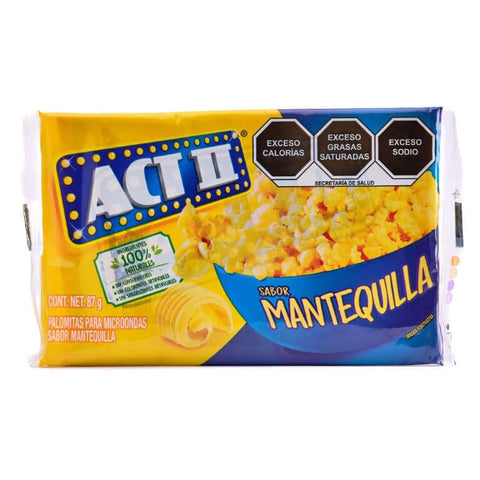 Magnetronpopcorn butter ACT II 80g