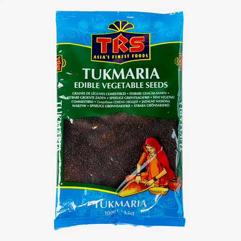 Tukmaria sabja basilicumzaad TRS 100g zak