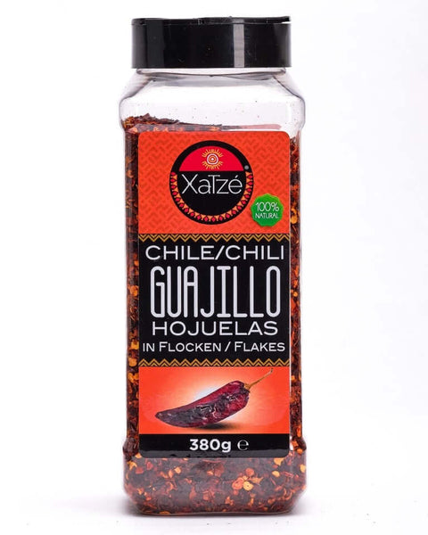 Guajillo chilivlokken Xatze 380g zak