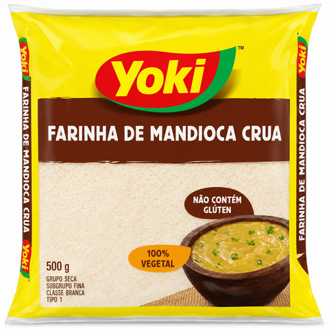 Yoki farinha de mandioca cassavemeel 500g