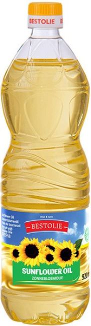 Bestolie zonnebloemolie 0,92 liter fles