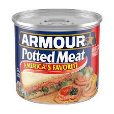 Vleesspread Armour potted meat 156g blik